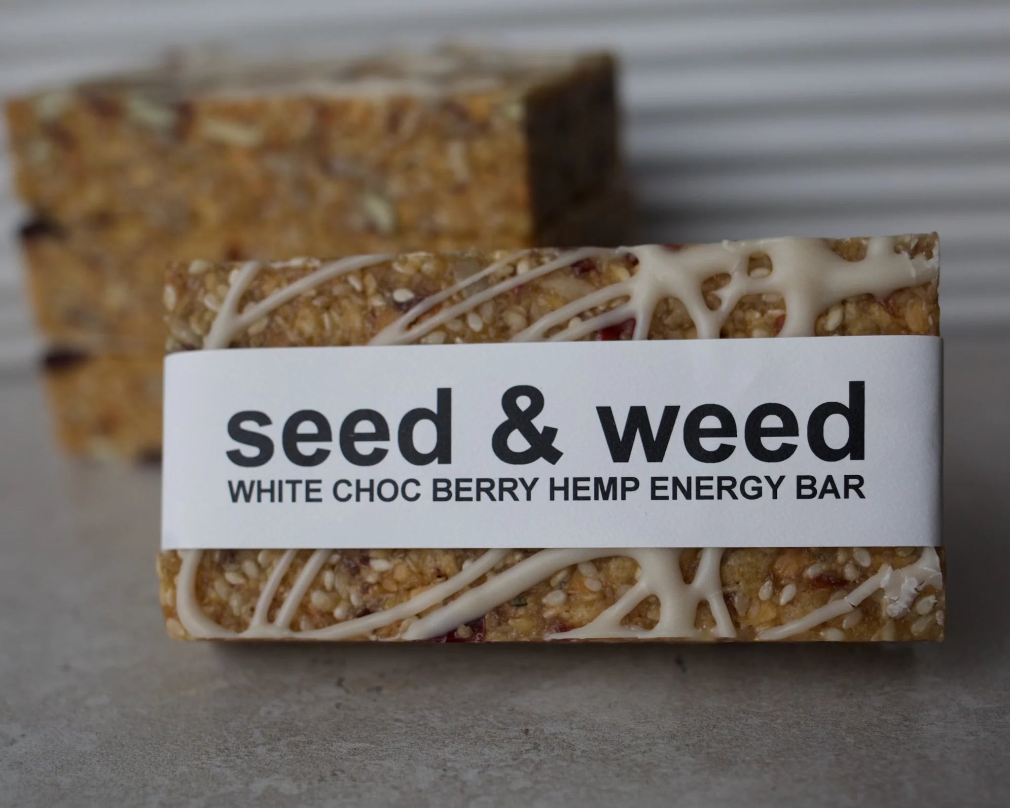 Seed & Weed: White Choc & Berry Health Bar